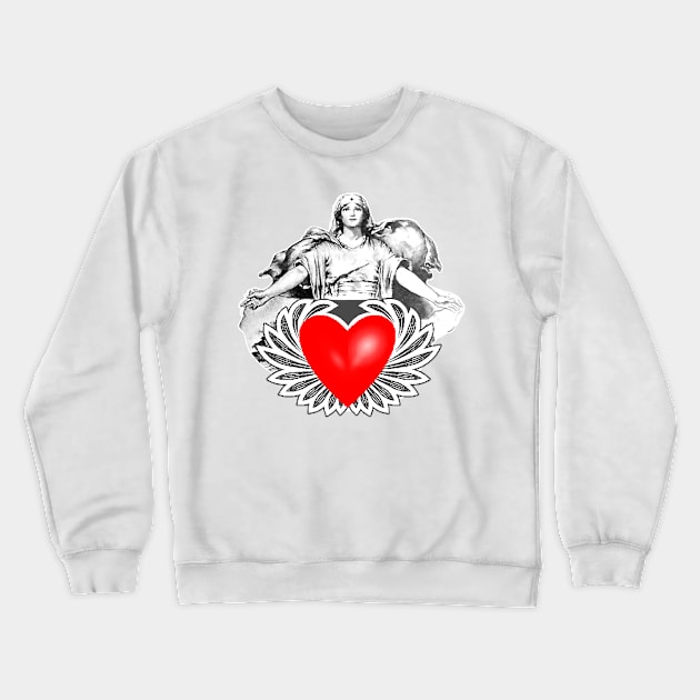 Kind-hearted nurse who saves lives in hospitals Crewneck Sweatshirt by Marccelus